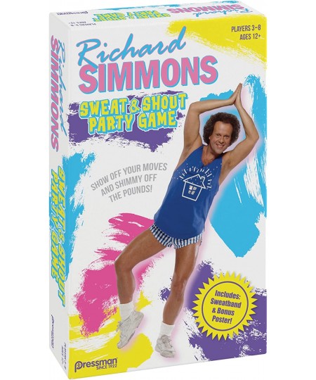 Richard Simmons: Sweat & Shout Party Game - The Show Off Your Moves & Shimmy Off The Pounds Game $34.16 - Board Games