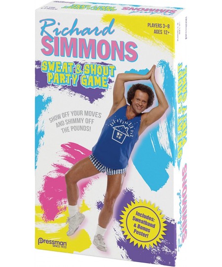 Richard Simmons: Sweat & Shout Party Game - The Show Off Your Moves & Shimmy Off The Pounds Game $34.16 - Board Games