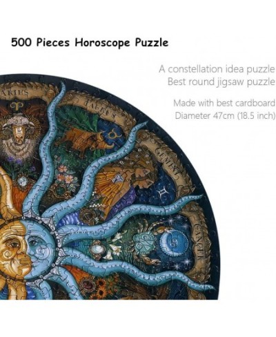 Jigsaw Puzzle 500 Piece for Adults-Mythic Celestial The Sun and Moon Constellation $22.34 - Jigsaw Puzzles