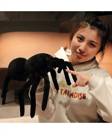 Realistic Black Spider Stuffed Animal Kids Funny Prank Toys Stuffed Spiders Sleeping Plush Toy Pillow (9.8" x 15.7" / 25 x 40...