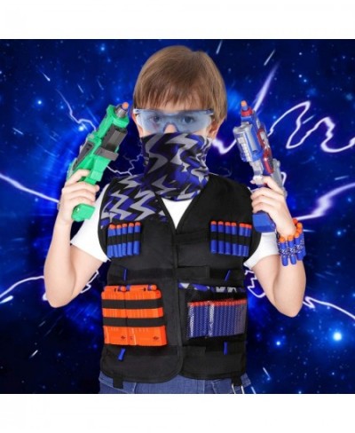 Kids Tactical Vest Kit for Nerf Game N-Strike Elite Series for Boys Girls $33.91 - Toy Foam Blasters & Guns