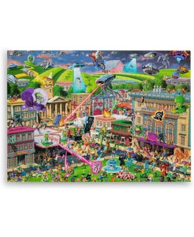 Alien Attack Sci-Fi Classics 1000-Piece Jigsaw Puzzle for Adults | Interactive Brain Teaser Educational Toys & Games Home Act...