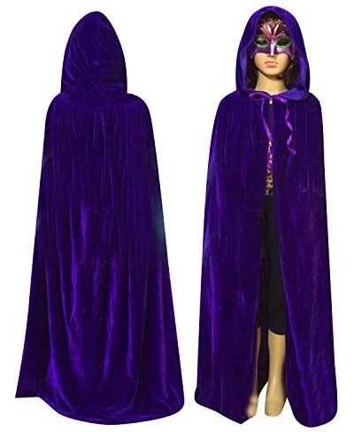 Kids Hooded Cloak for Halloween Witch Costume Vampire Cosplay Cape Ages 3 to 16 $29.66 - Kids' Costumes