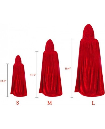 Kids Hooded Cloak for Halloween Witch Costume Vampire Cosplay Cape Ages 3 to 16 $29.66 - Kids' Costumes