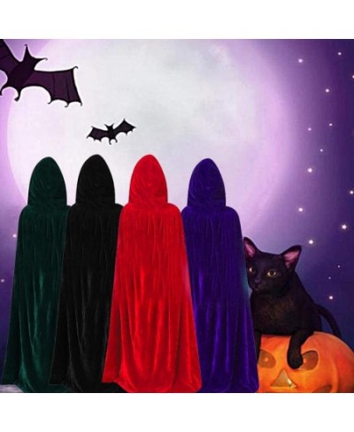 Kids Hooded Cloak for Halloween Witch Costume Vampire Cosplay Cape Ages 3 to 16 $29.66 - Kids' Costumes