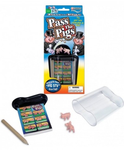 Big Game Toys~Classic Pass The Pigs Party Game Pig Sty Dice Cup Cards case $40.07 - Game Accessories