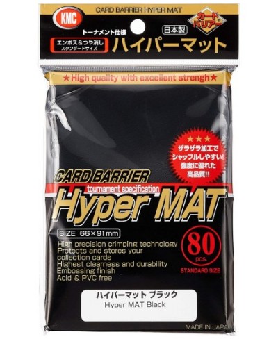 Full Size Hyper Matte Sleeves (80-Pack) Black Standard Size Fits MtG Weiss Pokemon $19.07 - Board Games