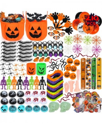 Halloween Party Favors 210 Pcs Kids Party Favor Halloween Treats Toys in Bulk Goodie Bags Stuffers Return Gifts for Kids Birt...