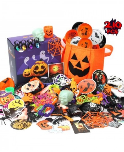 Halloween Party Favors 210 Pcs Kids Party Favor Halloween Treats Toys in Bulk Goodie Bags Stuffers Return Gifts for Kids Birt...