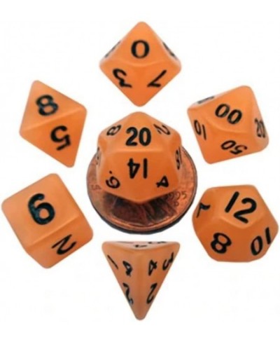 Glow in The Dark Orange?10mm Mini Polyhedral Dice Set $14.29 - Game Accessories