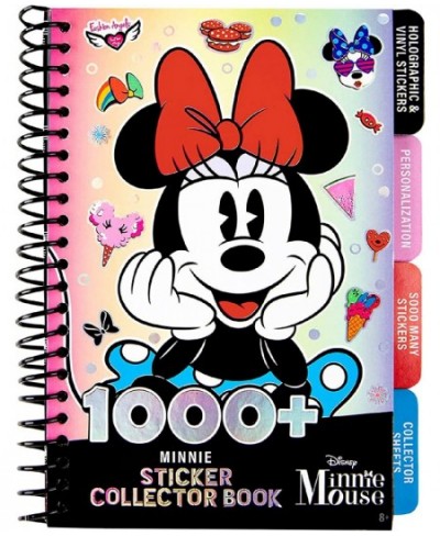 Disney Minnie Mouse 1000+ Collectible Stickers Book - Decorate Cell Phones Lockers School Supplies Water Bottles Gifts Birthd...