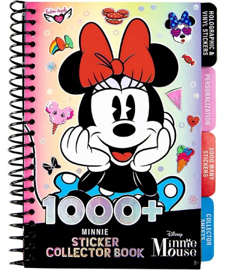 Disney Minnie Mouse 1000+ Collectible Stickers Book - Decorate Cell Phones Lockers School Supplies Water Bottles Gifts Birthd...