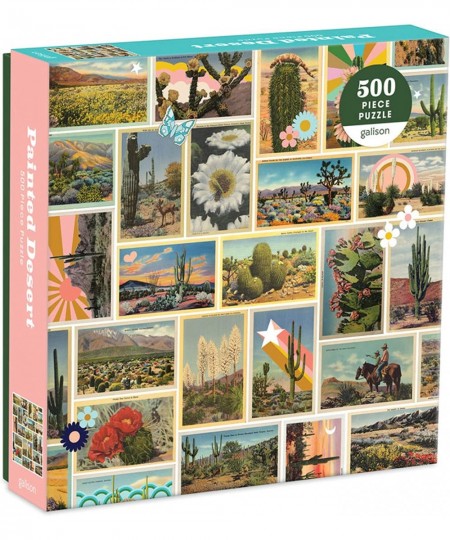 Painted Desert Puzzle 500 Pieces 20” x 20” – Jigsaw Puzzle Featuring Colorful and Lively Photographs from The Desert – Thick ...