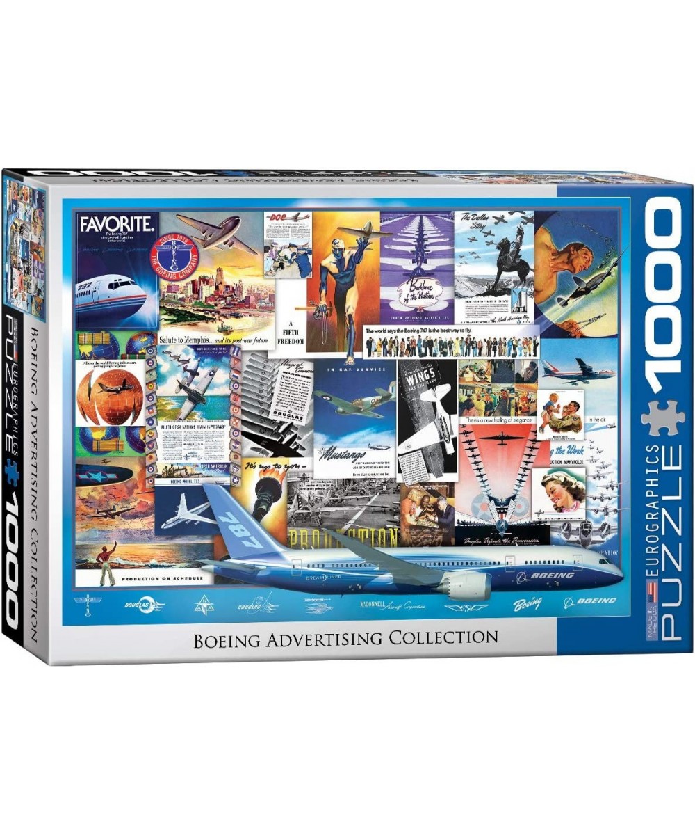 Boeing Vintage Ads Collection Puzzle (1000 Pieces) (6000-0932) $53.27 - Jigsaw Puzzles