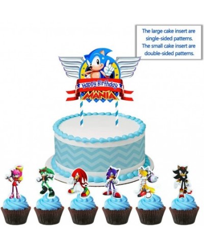 Sonic Birthday Party Supplies The Hedgehog Party Decorations Set Include Banner Tablecloth Balloons Stickers Favor Bags Cake ...