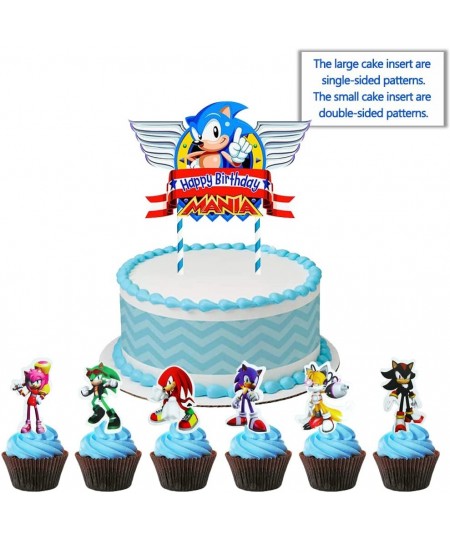 Sonic Birthday Party Supplies The Hedgehog Party Decorations Set Include Banner Tablecloth Balloons Stickers Favor Bags Cake ...