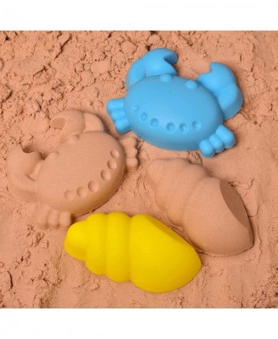 10Pcs Beach Sand Toys Set for Kids 3-10 Sand Castle Bucket Animal Molds Sand Sifter Shovel Tool Kit with Mesh Bag Toddler San...