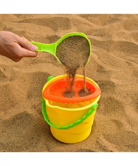 10Pcs Beach Sand Toys Set for Kids 3-10 Sand Castle Bucket Animal Molds Sand Sifter Shovel Tool Kit with Mesh Bag Toddler San...