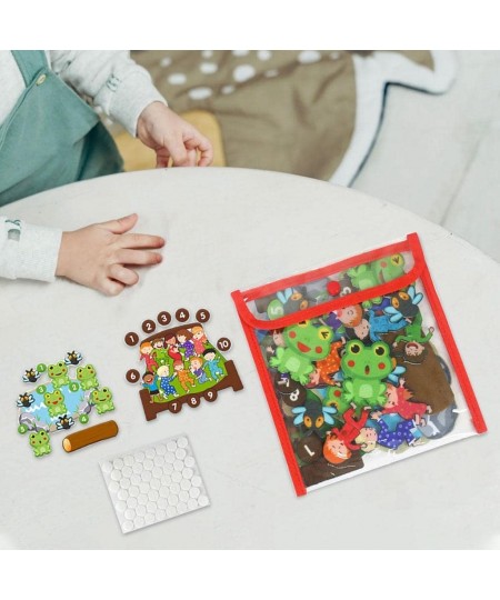 Felt Board for Toddlers Toddler Crafts Felt Play Set for Preschool Early Education for $25.88 - Magnetic & Felt Playboards