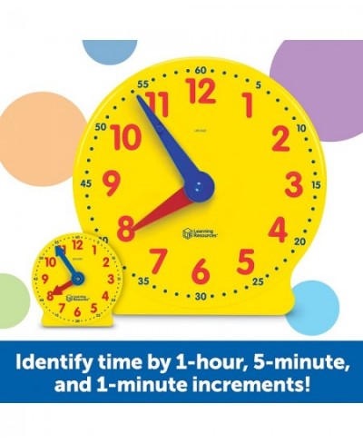 Classroom Clock Kit -25 Pieces Ages 5+ Clock for Kids Learning to Tell Time Clocks for Teaching Time Teacher and Classroom Su...