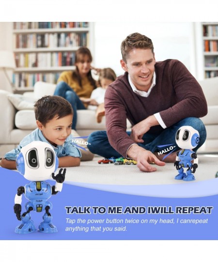 Stocking Stuffers Rechargeable Talking Robots for Kids Mini Robot Toys That Repeats What You Say and Help Toddlers Talking To...