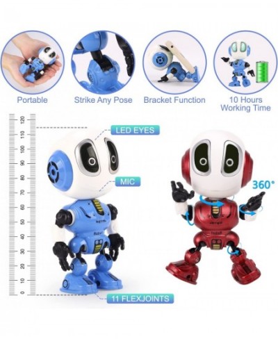 Stocking Stuffers Rechargeable Talking Robots for Kids Mini Robot Toys That Repeats What You Say and Help Toddlers Talking To...