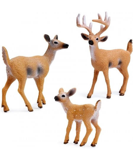 Forest Animals Figures Woodland Creatures Figurines Miniature Toys Cake Toppers (Deer Family Fox Rabbit Squirrel) $25.66 - Pl...