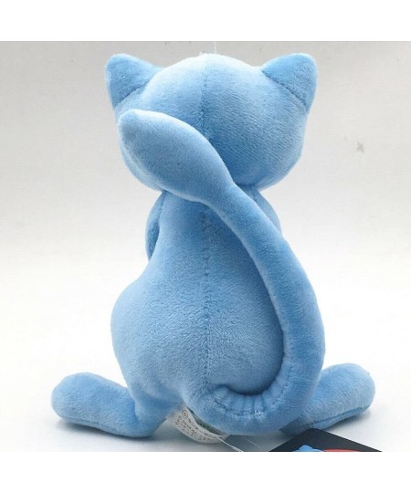 Anime 18cm Mew Blue Plush Toy Shiny Mew Soft Stuffed Doll 7 Inch Kids Birthday Gift New $44.60 - Plush Figure Toys