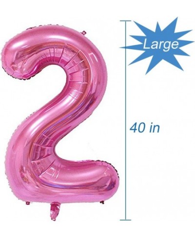 Pink Number 2 Balloon 40 Inch $14.72 - Kids' Party Decorations