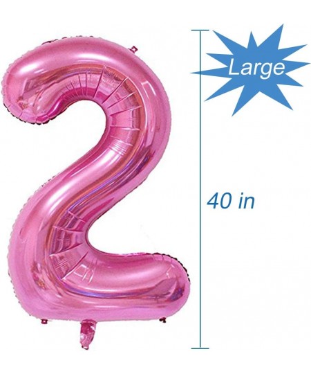 Pink Number 2 Balloon 40 Inch $14.72 - Kids' Party Decorations