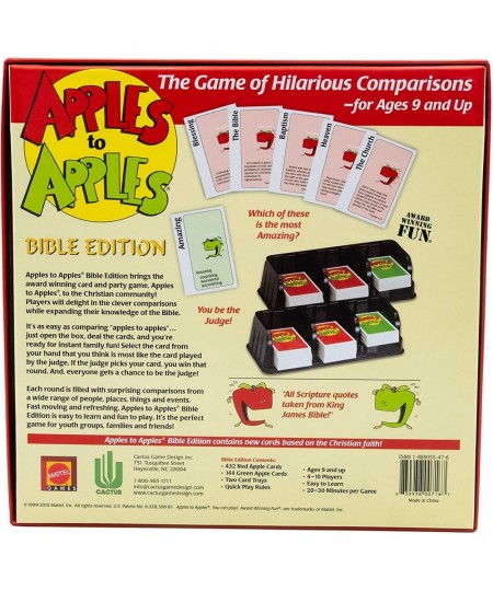 Apples to Apples Bible Edition $51.44 - Card Games