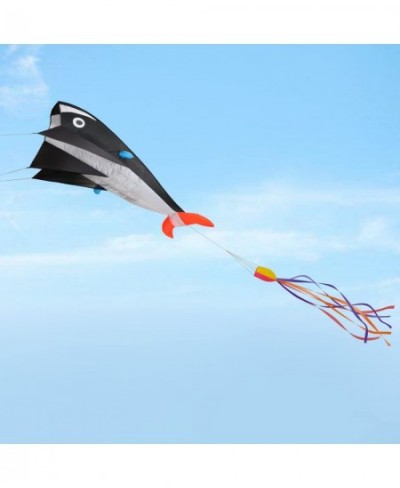 3D Kite Large Black Dolphin Breeze Beach Kites with Huge Frameless Soft Parafoil Giant Gift for Kids Family $31.78 - Kites & ...