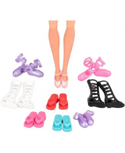 50 Pairs Doll Shoes High Heel Shoes Doll Boots Flat Shoes Set for 11.5 inch Girl Dolls Fashionista Shoe Lots $17.37 - Doll Ac...