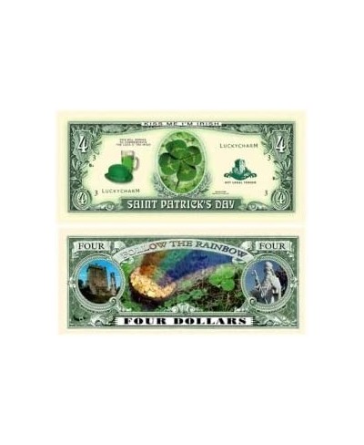 Saint Patricks Day Collectible Bill - Pack of 10 - Fun St Pattys Day Gift - Use As Beer Money $16.82 - Gags & Practical Joke ...