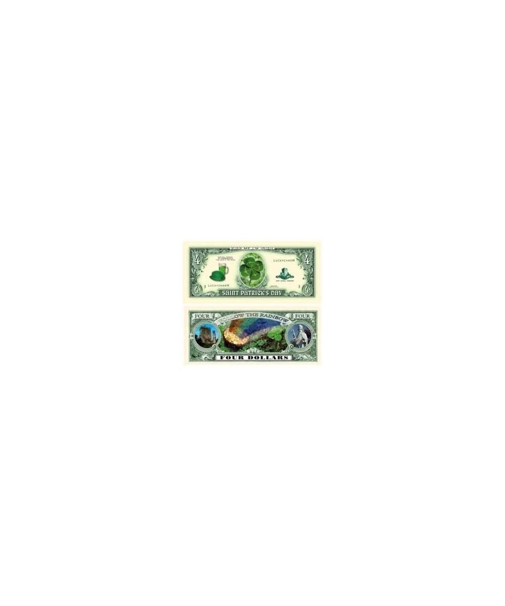 Saint Patricks Day Collectible Bill - Pack of 10 - Fun St Pattys Day Gift - Use As Beer Money $16.82 - Gags & Practical Joke ...