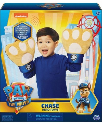 Paw Patrol Chase Hero Paws Movie Role Play Plush Toy with 10 Sounds and Phrases for Pretend Play Kids Toys for Ages 3 and up ...