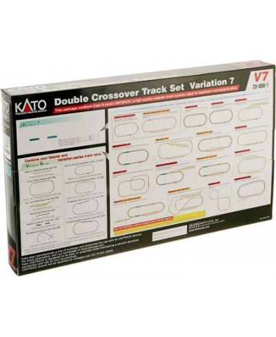 V7 UNITRACK Double Crossover Track Set $110.31 - Toy Train Set Tracks