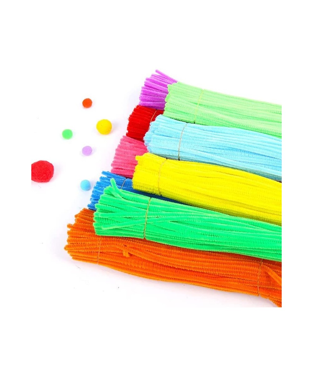 150 Pieces Pipe Cleaners 0.6inch x 12inch Chenille Stems Pipe Cleaners Craft Supplies for DIY Art Creative Crafts Decorations...