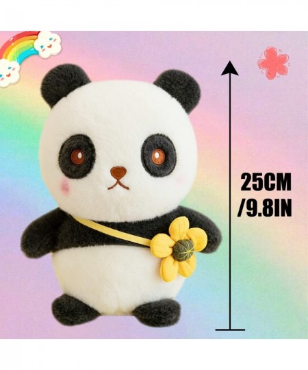 Panda Stuffed Animal Toy Cute Pandas Plush Soft Hugging Pillow with Flower Christmas Birthday Gift for Kids 10" (Panda) $22.4...