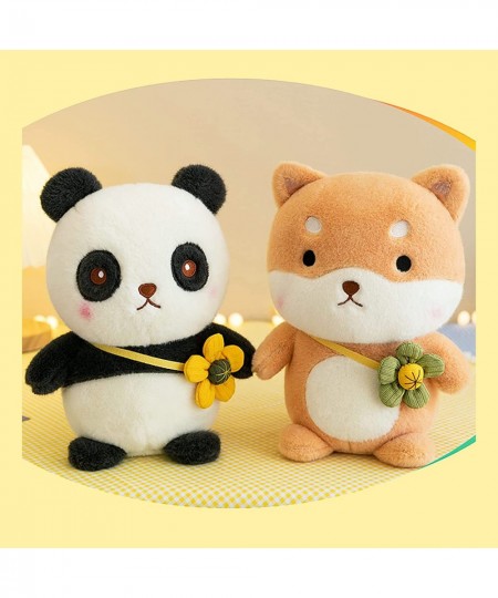 Panda Stuffed Animal Toy Cute Pandas Plush Soft Hugging Pillow with Flower Christmas Birthday Gift for Kids 10" (Panda) $22.4...