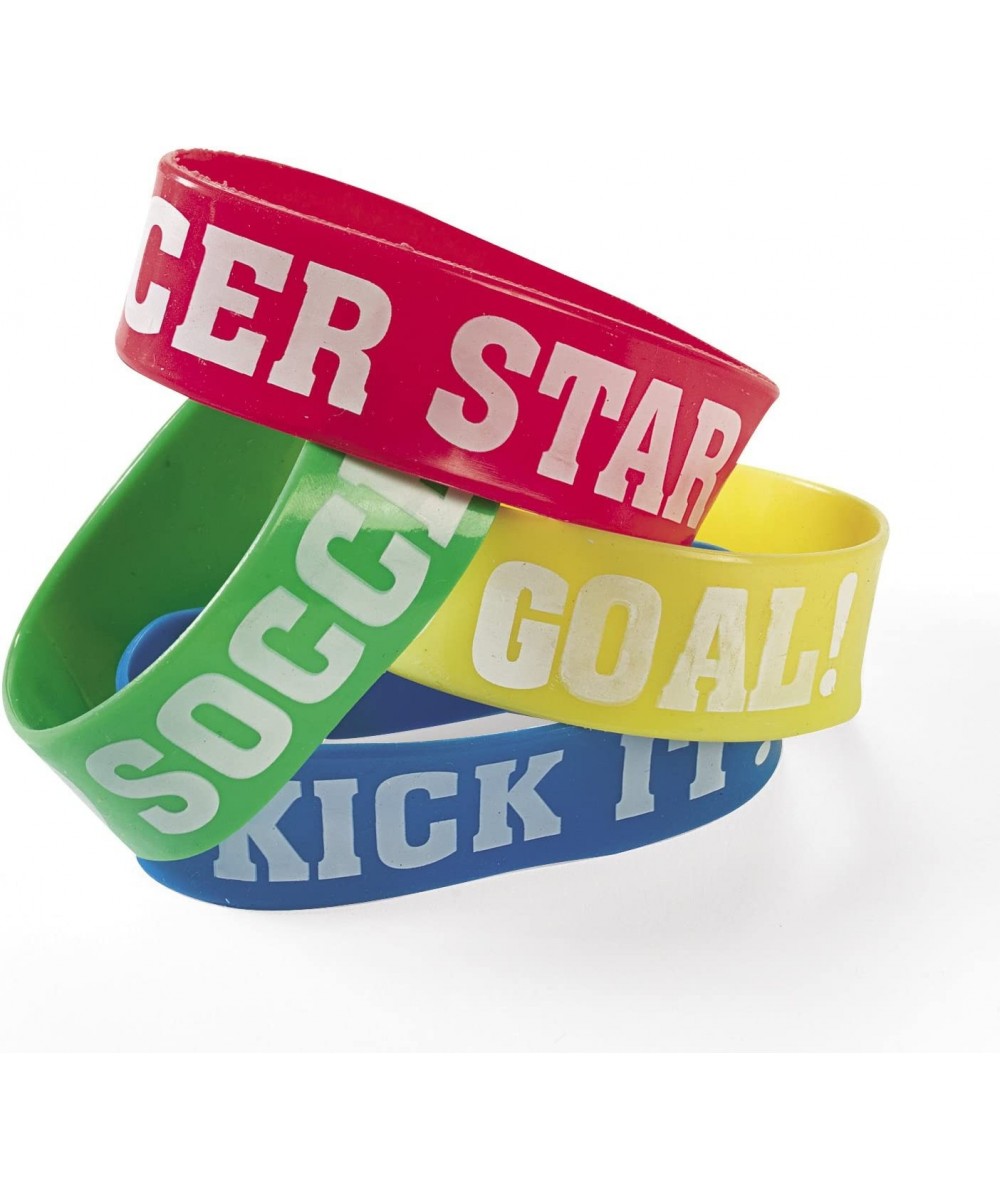 Silicone Soccer Big Band Bracelets (1 dz) $13.74 - Kids' Dress-Up Accessories