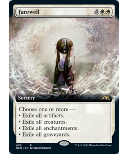 Magic: the Gathering - Farewell (436) - Extended Art - Kamigawa: Neon Dynasty $27.20 - Trading Cards & Accessories