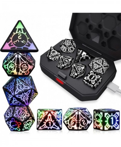 Light Up DND Dice 20s Rechargeble LED Dices USB Port Charging for Dungeon and Dragons/D&D/Sci-Fi/Yu-Gi-Oh Table Games Dice $6...