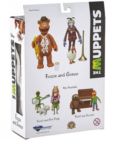 The Muppets Best of Series 1: Gonzo & Fozzie Action Figure Two-Pack Multicolor $41.17 - Action Figures