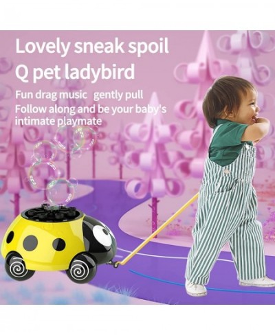 Kids Toddlers Bubble Machine Ladybug Bubble Blower Maker Automatic Bubble Machine 3000+ Colored Bubble Per Minute Bubble Toys...