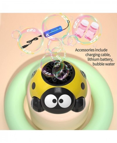 Kids Toddlers Bubble Machine Ladybug Bubble Blower Maker Automatic Bubble Machine 3000+ Colored Bubble Per Minute Bubble Toys...