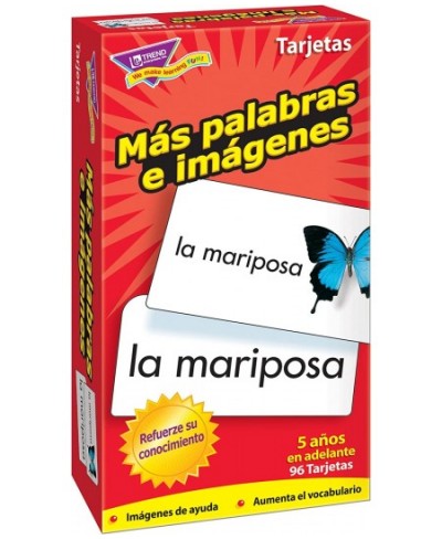 Más palabras e imágenes (More Picture Words) Flash Cards $15.08 - Educational Flash Cards