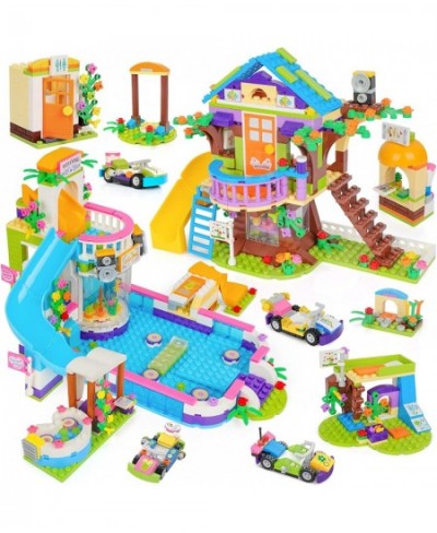 Friends Tree House Building Kit Girls Treehouse Summer Pool Party Building Blocks Set for Kids Aged 6-12 (1274 Pieces) $103.3...