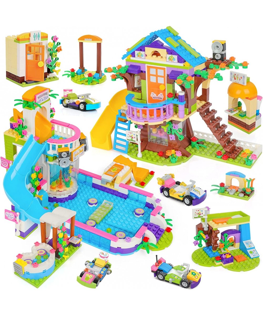 Friends Tree House Building Kit Girls Treehouse Summer Pool Party Building Blocks Set for Kids Aged 6-12 (1274 Pieces) $103.3...