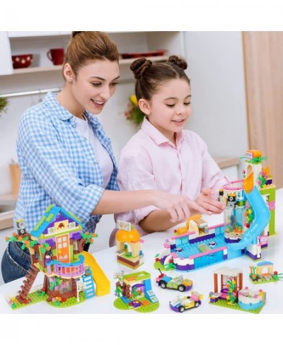 Friends Tree House Building Kit Girls Treehouse Summer Pool Party Building Blocks Set for Kids Aged 6-12 (1274 Pieces) $103.3...